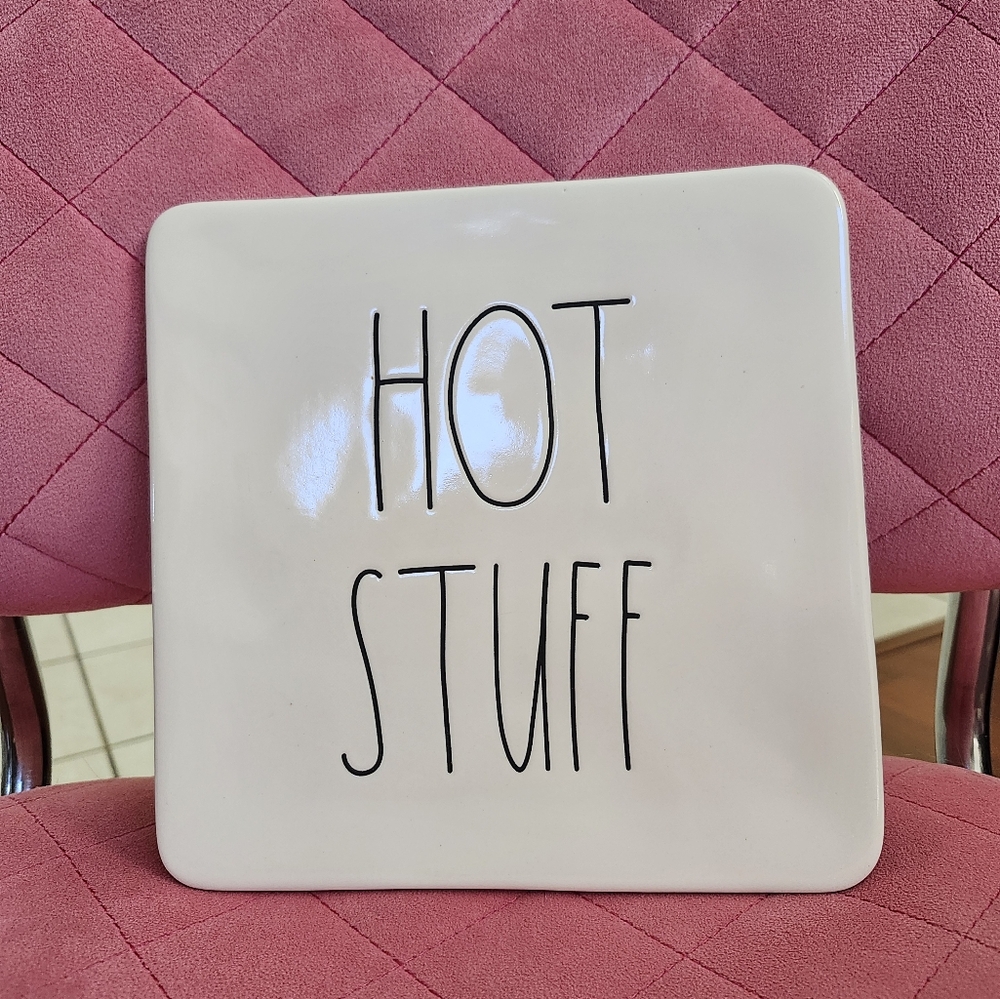 Rae Dunn Hot Stuff Trivet